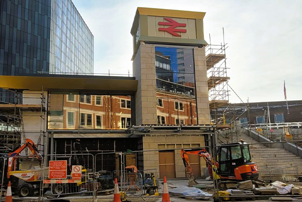 Shackerley’s SureClad® Sandstone arrives at Leeds Station